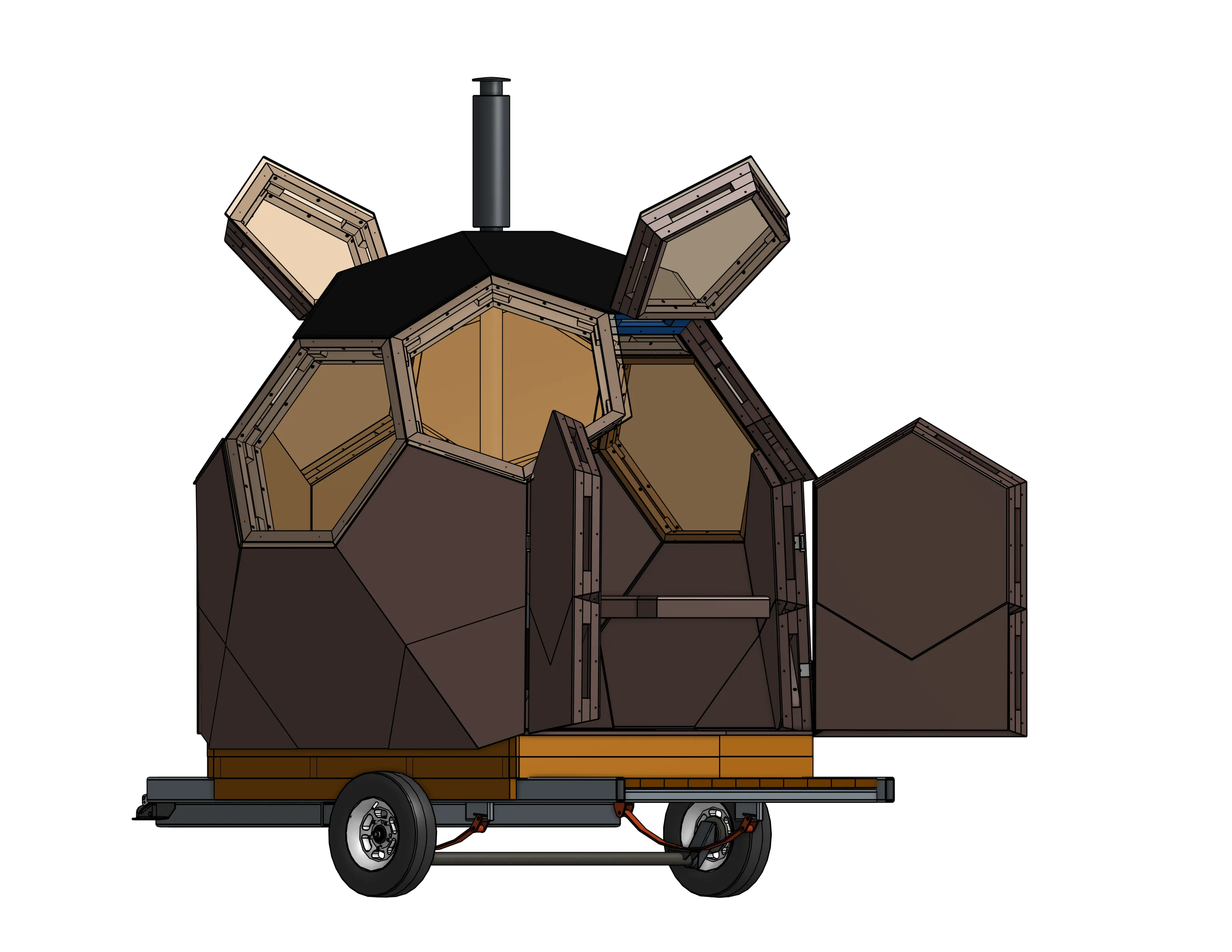 Widok CAD Saunosphere™ 6